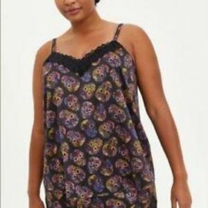 Torrid Dream Satin Skull PJ Set